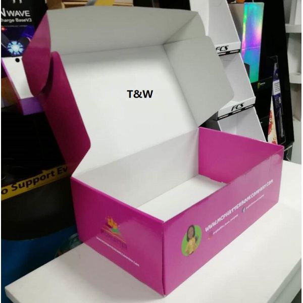 CCNB Glossy 4C Printing Corrugated Paper Packaging Boxes