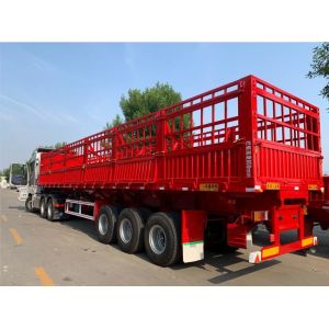 T700 High Tensile Fence Semi Trailer 3*13t Axles 60 Tons Loading For Logistics