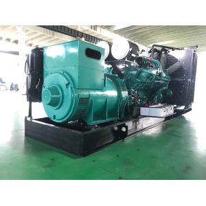 1500KAV 1200KW Cummins Diesel Powered Generator Open Type