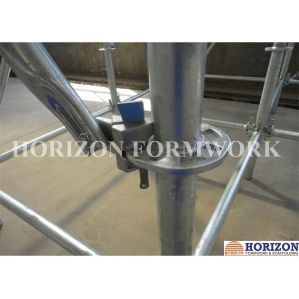 Quality Flexible Ringlock Scaffolding System , Wedge Lock Scaffolding High Stability wholesale