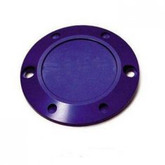 100% CNC Custom Machining process aluminum bule anodized turned cover part
