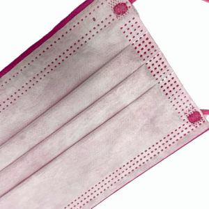 Plain 4 Layers Custom Earloop and Tie on 4Ply Pure Color Surgical Face Masks