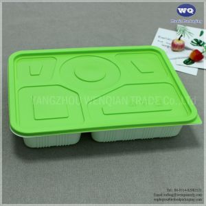 5-Coms Disposable Food Containers With Lids-Microwave, Freezer & Dishwasher Safe