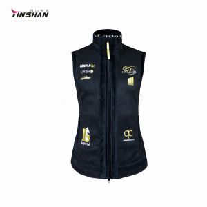 Motorcycle Auto Racing Wear Men's Softshell Vests for Winter Sports Custom Team