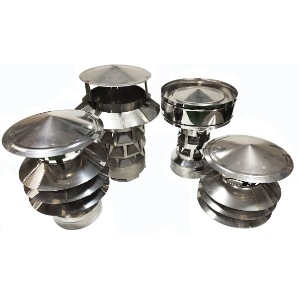 Quality Polished  6" Single Wall Chimney Pot Rain Cap Cowl Rectangular  Shaped wholesale