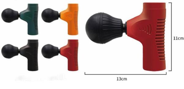 Handheld Muscle Massager Gun with 3.7V Charging 3W Rated Power and Durable ABS