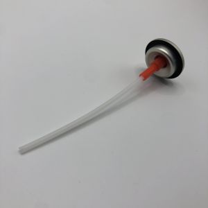 High-Performance Metered Aerosol Valve with Silver Finish for 2-4 Bar Pressure