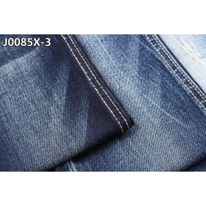 9.4 Oz Middle Weight TR Denim Twill Fabric Slub Effect In Warp Direction Blue