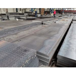 ASME Q345B 1250 X 2500mm MS Steel Sheet Black Color Construction 40mm Thickness