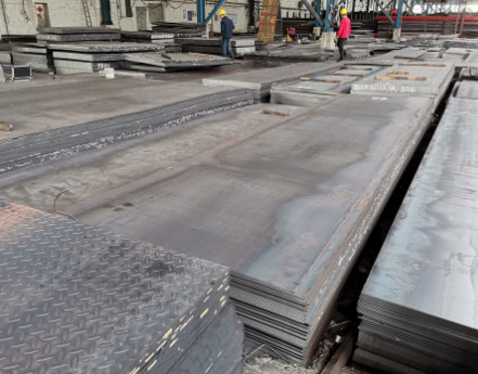 ASME Q345B 1250 X 2500mm MS Steel Sheet Black Color Construction 40mm Thickness