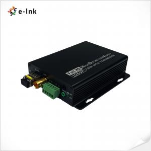 China 3G-SDI Video Fiber Converter Simplex LC With RS485 RS232 Stereo Audio Channel on sale
