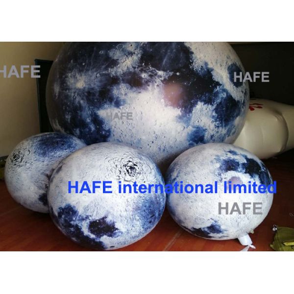 2m Diameter Inflatable Advertising Balloon PVC Inflatable Moon Balloon For