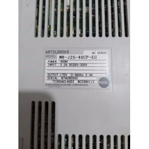 Mitsubishi MR-J2S-40CP-EG SERVO AMPLIFIER 3.2/2.8A 400W 283-326V NEW