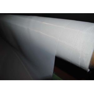 Cheap Low Elasticity PET Silk Screen Mesh Roll With White Monofilament Polyester for sale