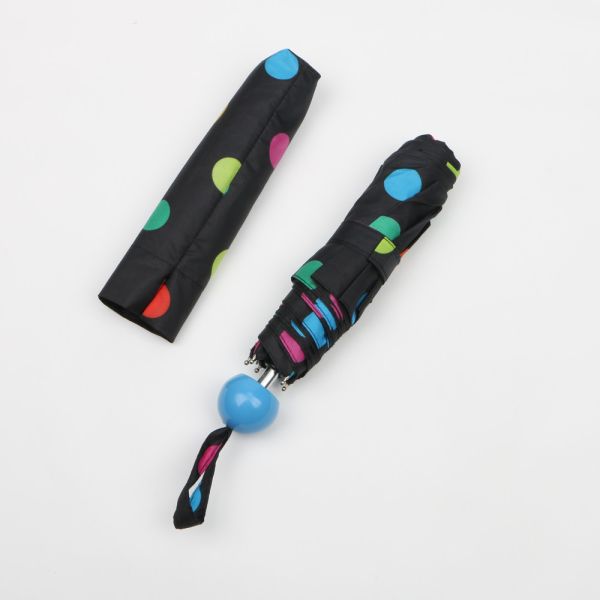 Manual Open Small Collapsible Umbrella , Light Folding Umbrella With UV