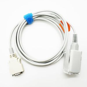 660nm Emission Wavelength Massi mo Spo2 Cable , 14 Pin Massi mo Oximeter Probes