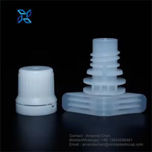 Customized Plastic Liquid Pouch Spout Cap Pour Spout With Caps For Food Package
