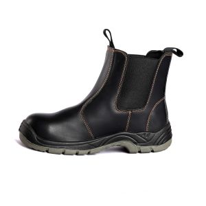 Cheap Technique Injection Contruction Safety Boots Comfortable EVA Insole Transfer Coating Leather Upper Material for sale