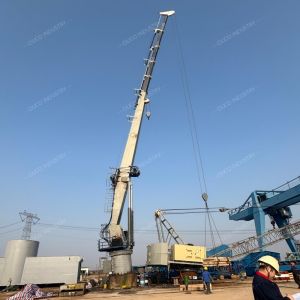 OUCO 3T40M Telescopic Boom Offshore Crane for Oil and Gas Platform