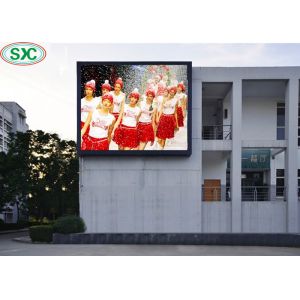 Cheap Super bright stable video Outdoor p10 full color led display screen for sale