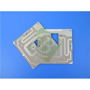 RF-35 double-layer PCB built on 10mil substrate with Immersion Silver Finish for