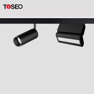 Adjustable Cob Led Spot Magnetic Track Light 48V 12Watt 24° Beam Angle