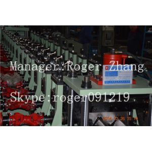 45KW Power High Speed Guardrail Roll Forming Machine Two Waves