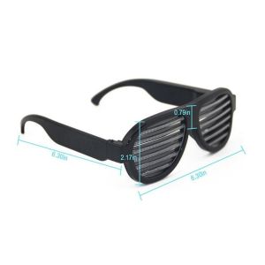 LED musical shades Sound & Music Active LED Party GLOW Glasses with USB Charger