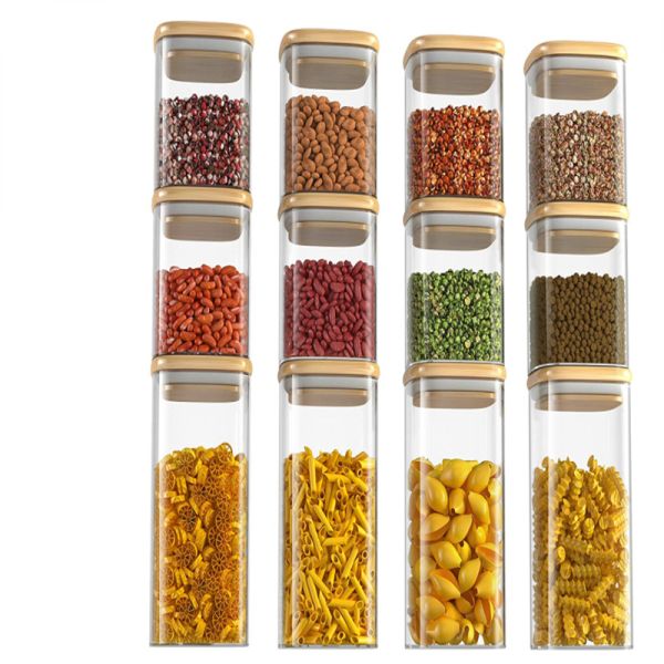 Quality Eco Friendly 65mm 50ml Glass Food Storage Jars With Cork Lids wholesale