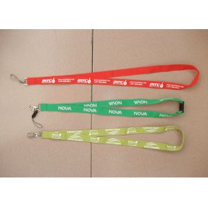 Customized simple flat polyester lanyards,cheap price polyester neck lanyards,