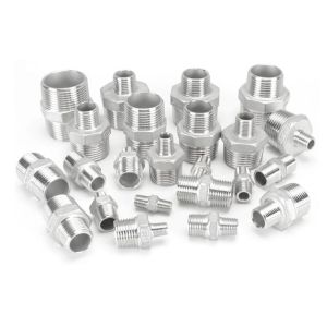 Square Hexagon Stainless Steel Pipe Cap NPT Threaded Casting Pipe Fitting Plug