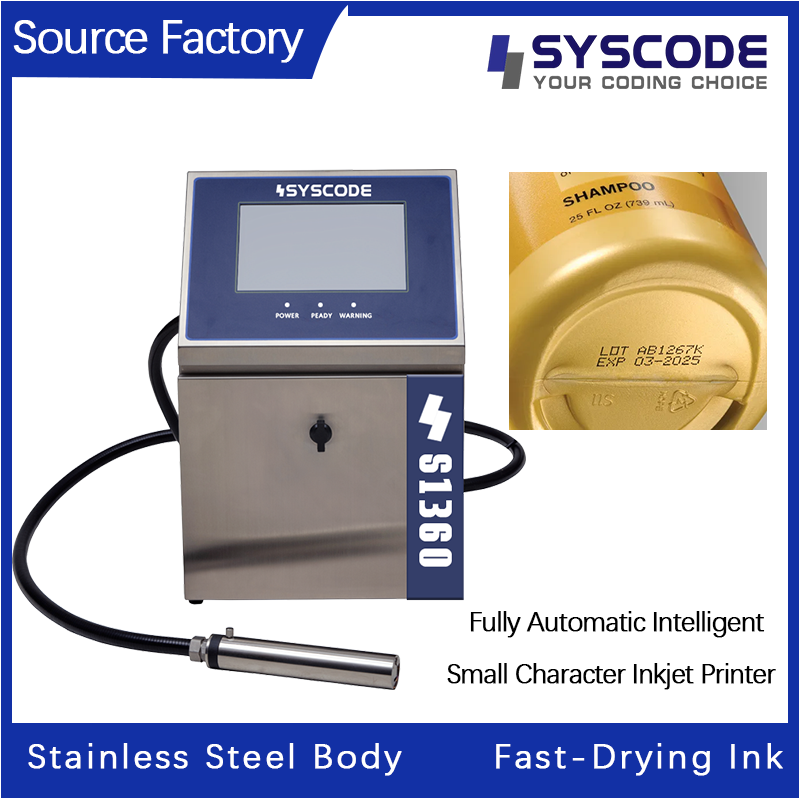 Cosmetics CIJ Printer - IP66 rated inkjet coder designed for clean room