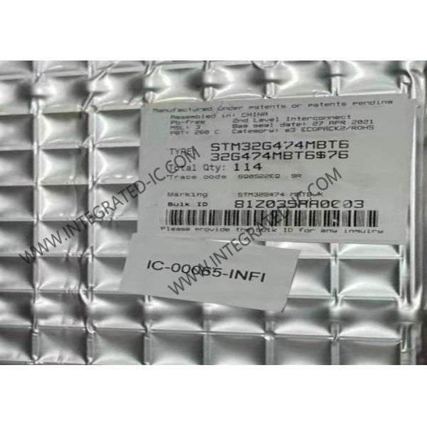 Quality 170MHz Microcontroller MCU STM32G474MBT6 Embedded Microcontrollers LQFP80 IC Chip wholesale