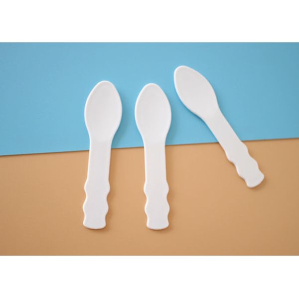 7cm Particular Makeup Plastic Spatula Spoon For Paste Clay