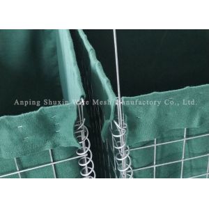 Military Protection Galvanized Wire Mesh Hesco Blast Walls Standard Size