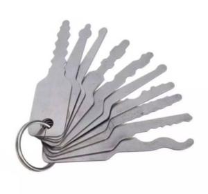 Cheap Universal Trial Keys for locksmith custom lock pick set tool lock picking 10 Both sides for sale