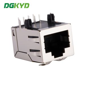 KRJ-H001WDENL RJ45 Ethernet Socket 100M RJ45 With Transformer Through Hole RJ45