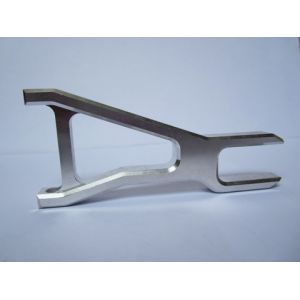 Silver Aluminum RC Car Spare Parts for Rear Shock Mount with Anodized Finishing