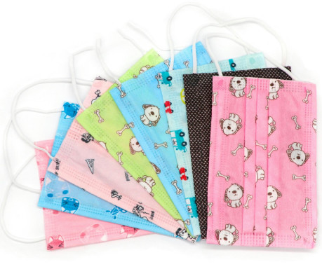 Quality Hypoallergenic Kids Disposable Face Mask With Adjustable Metal Nose Clip wholesale