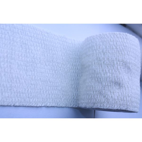 Tear by Hand Self - adhesive Flexible Cotton Elastic Bandage Wrap