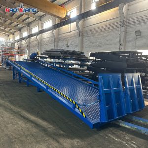 Cheap 10 Meters Custom Moveable Loading Dock 10 Tons Fixed Height Mobile Forklift Ramp for sale