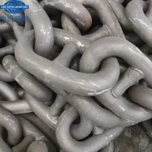 Grade U3 Black Painted Studlink Anchor Chain