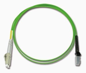 LAN And WAN Fiber Optic Patch Cord Simplex / Duplex MTRJ SM / MM OM3 For FTTH