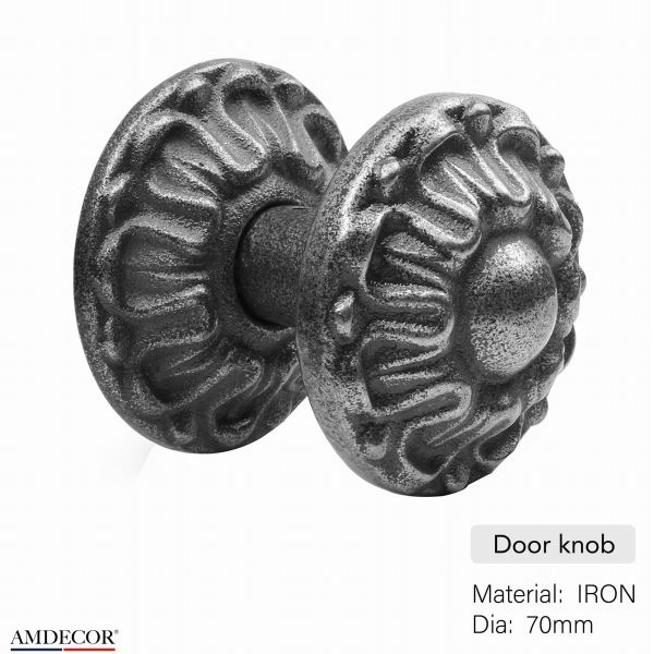 Quality Antique Western Style Hardware Weathered Natural Iron Elegant Pattern wholesale