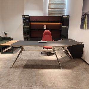 China Hot Selling Office Desk 1.8m Modern L-Shape Executive Desk For CEO Office Furniture on sale