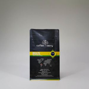 OPP 80mm Coffee Pouch With Valve , Side Gusset Pouch With Zipper