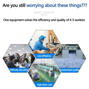 160KG Capacity Plug Punching Terminal Machine with Insulated Tube Terminal