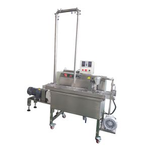 Cheap Space-Saving Automatic Chocolate Enrober with Melting Tank | Continuous Supply for sale
