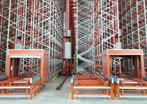 Cheap Heavy Duty Automatic Storage Warehouse Hoister Steel Powder Coating Rack for sale