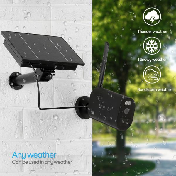 1080P 20fps PIR 4G Wifi Security Camera PTZ POE Network Camera 4W With Solar Panels